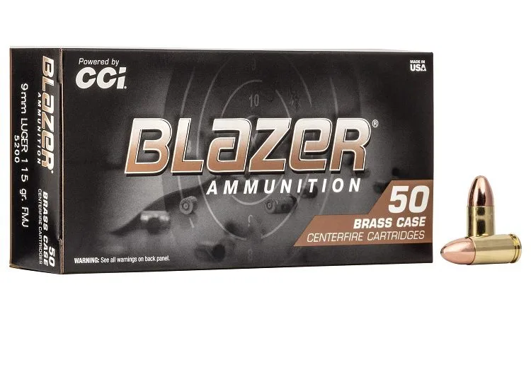 Blazer Brass 9mm Handgun Ammo