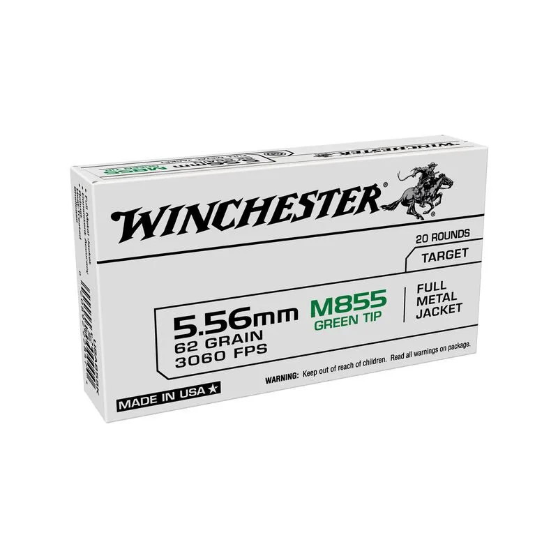 Winchester 5.56 m855 green tip ammo for sale,