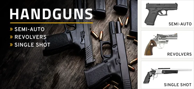 handguns and pistols for sale, semi-auto handguns, semi-auto pistols, pistols for sale