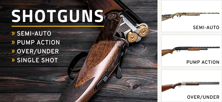 shotguns for sale, semi-auto shotguns, over/under shotguns for sale